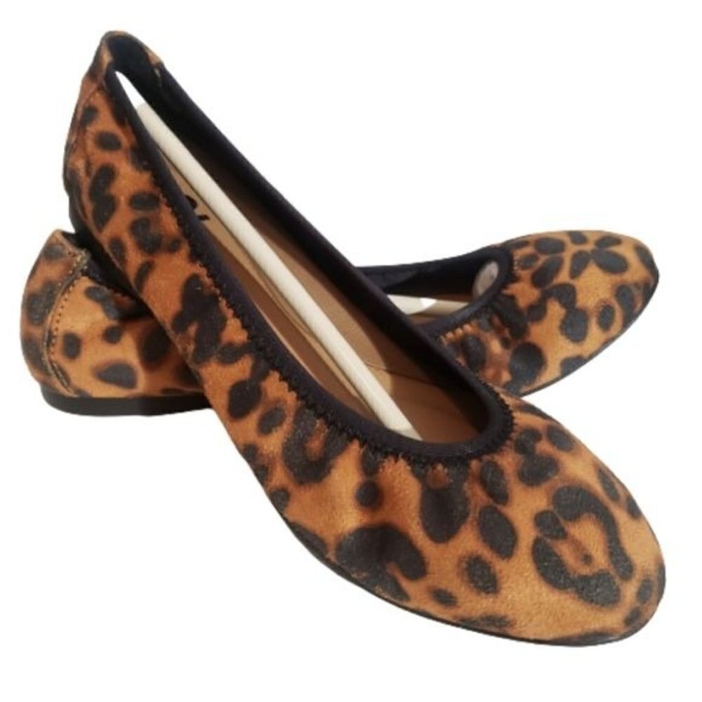 R2 ballet flats Leopard